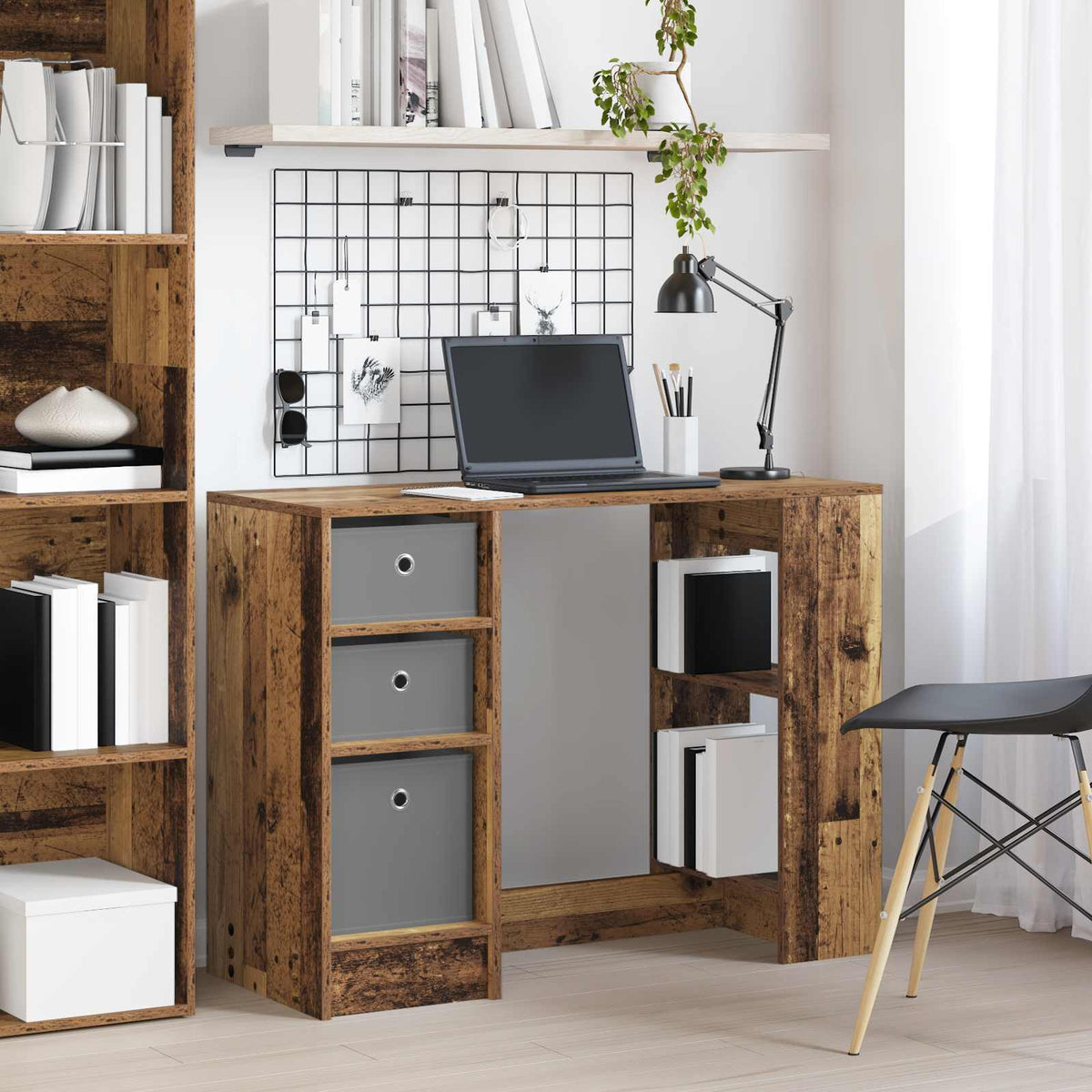 vidaXL Desk 100 x 40 x 75 cm Engineered Wood