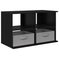 TV stand with Drawer 79 x 40 x 48 cm Black oak