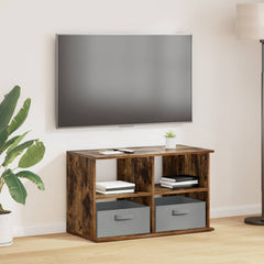 TV stand with Drawer 79 x 40 x 48 cm Smoked oak
