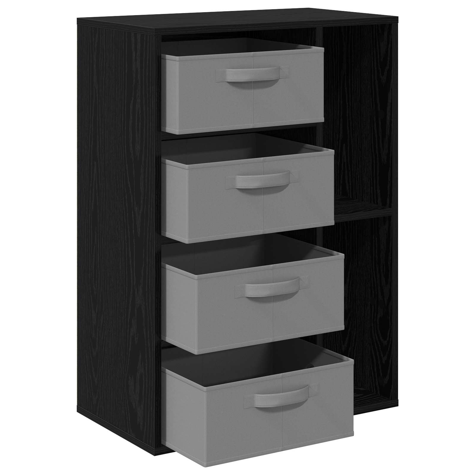 vidaXL Sideboard Black Oak 60 x 33.5 x 84 cm 5