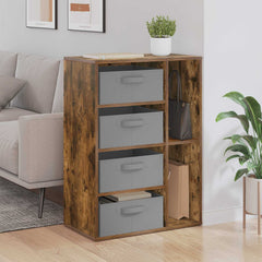 vidaXL Sideboard Smoked Oak 60 x 33.5 x 84 cm 1