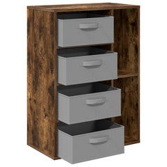 vidaXL Sideboard Smoked Oak 60 x 33.5 x 84 cm 5
