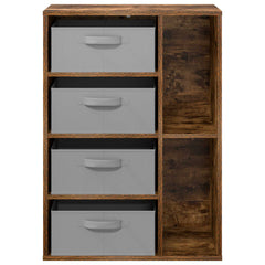 vidaXL Sideboard Smoked Oak 60 x 33.5 x 84 cm 6