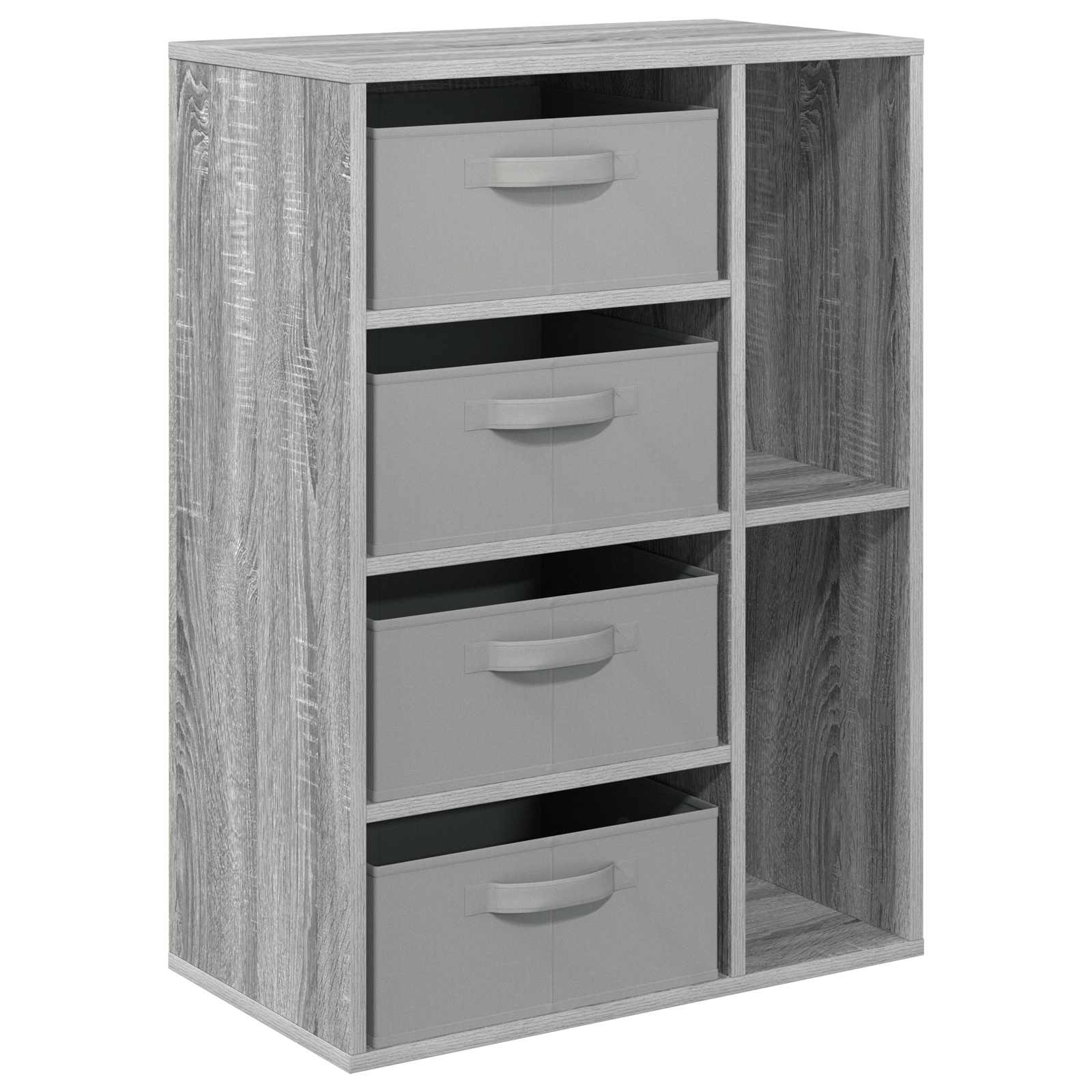 vidaXL Sideboard Grey Sonoma 60 x 33.5 x 84 cm 5