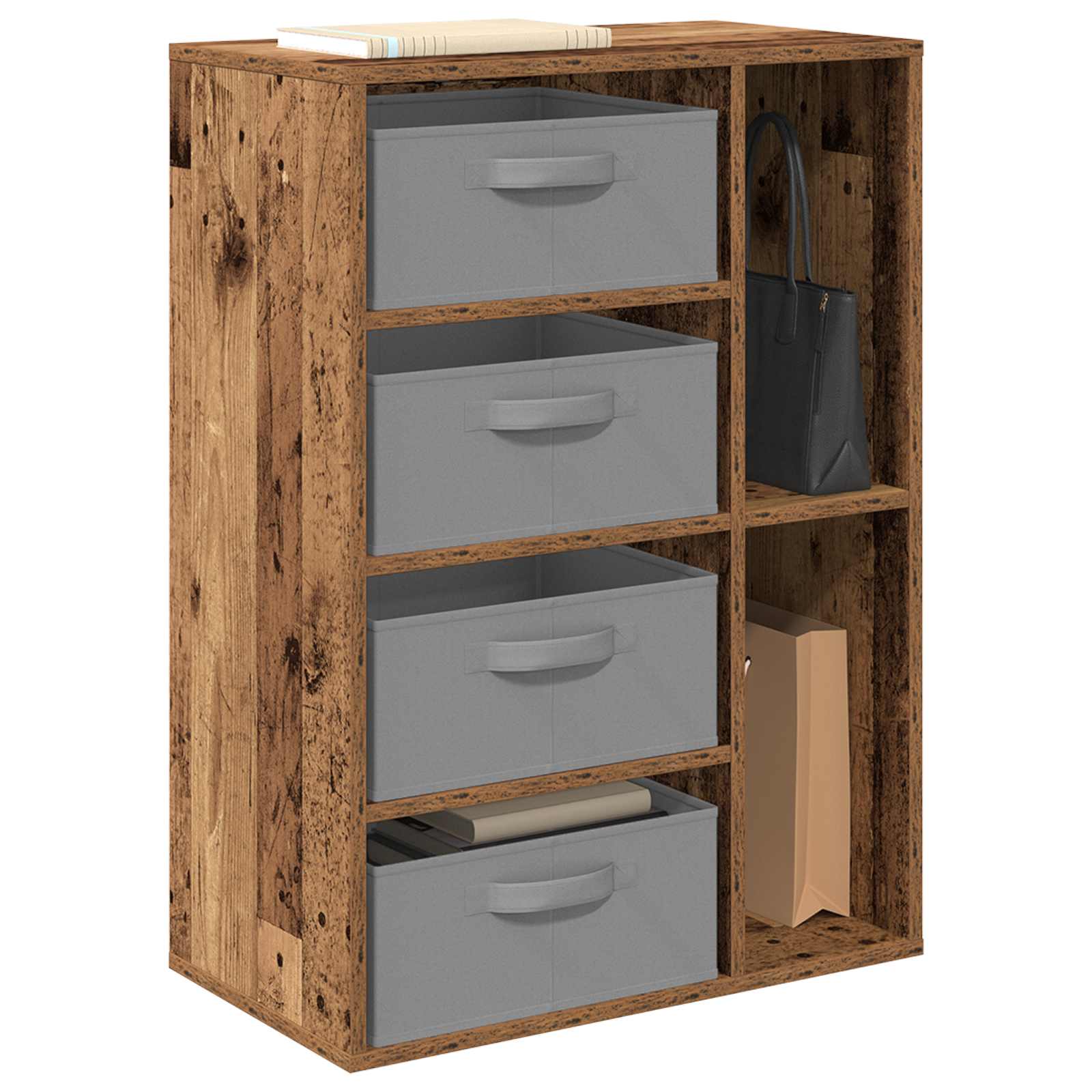 vidaXL Sideboard Old Wood 60 x 33.5 x 84 cm 3