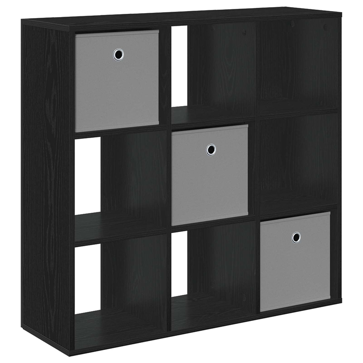Sideboard 88.5 x 29 x 84.5 cm Black oak