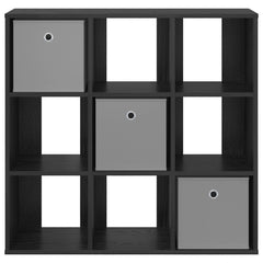Sideboard 88.5 x 29 x 84.5 cm Black oak