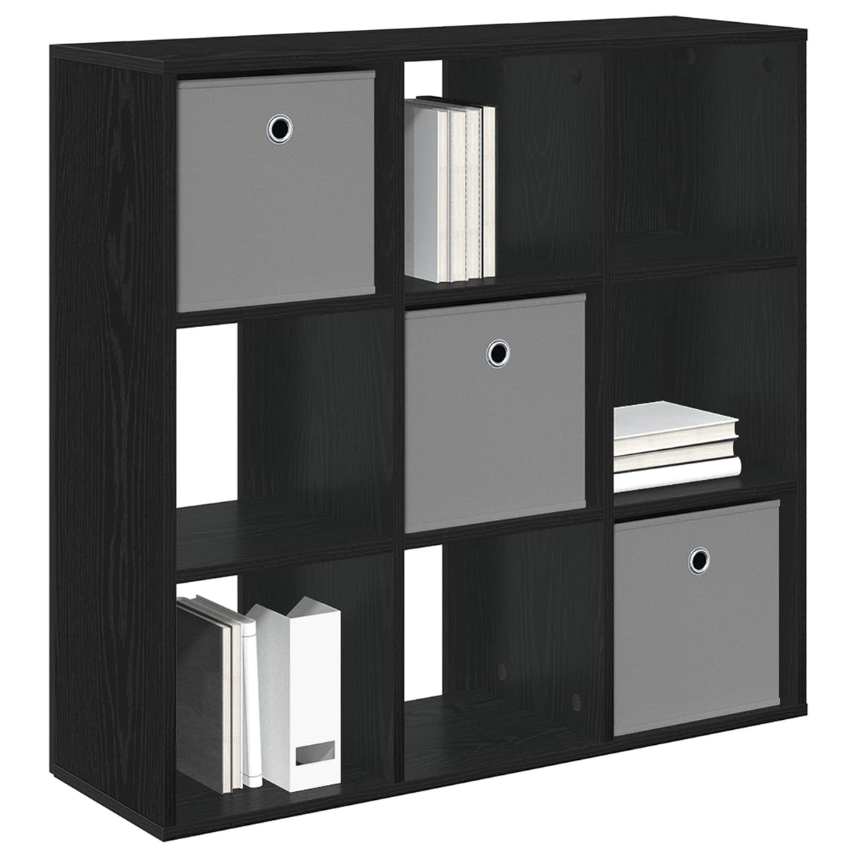 Sideboard 88.5 x 29 x 84.5 cm Black oak