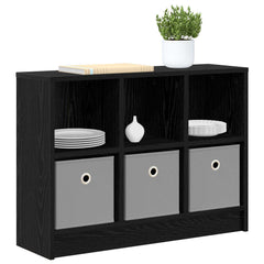 vidaXL Sideboard Black Oak 73.5 x 22.5 x 53.5 cm 3