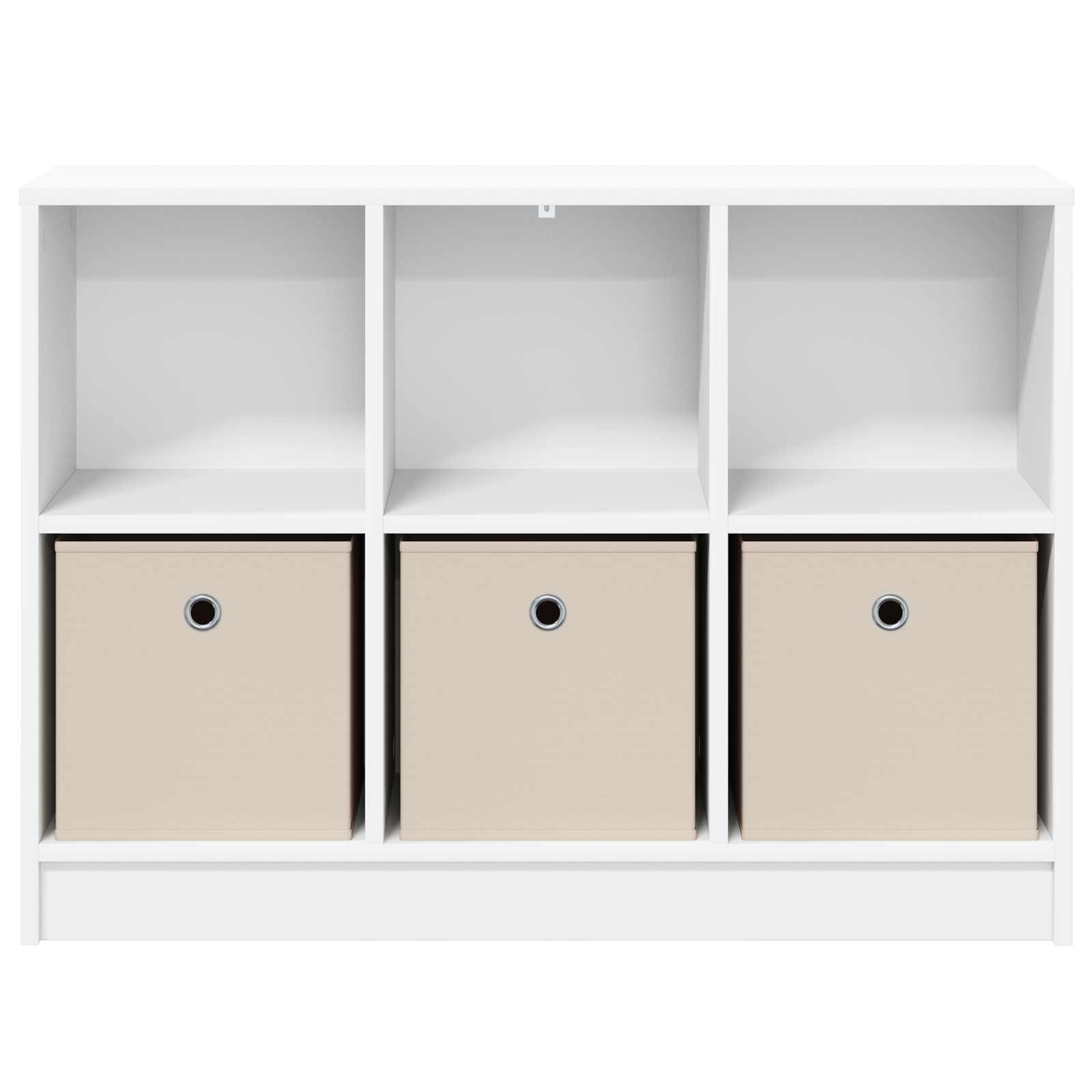 vidaXL Sideboard White 88.5 x 27.5 x 63.5 cm 6
