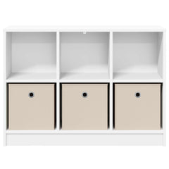 vidaXL Sideboard White 88.5 x 27.5 x 63.5 cm 6