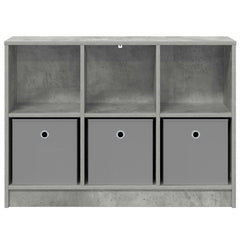 vidaXL Sideboard Concrete Grey 88.5 x 27.5 x 63.5 cm 6
