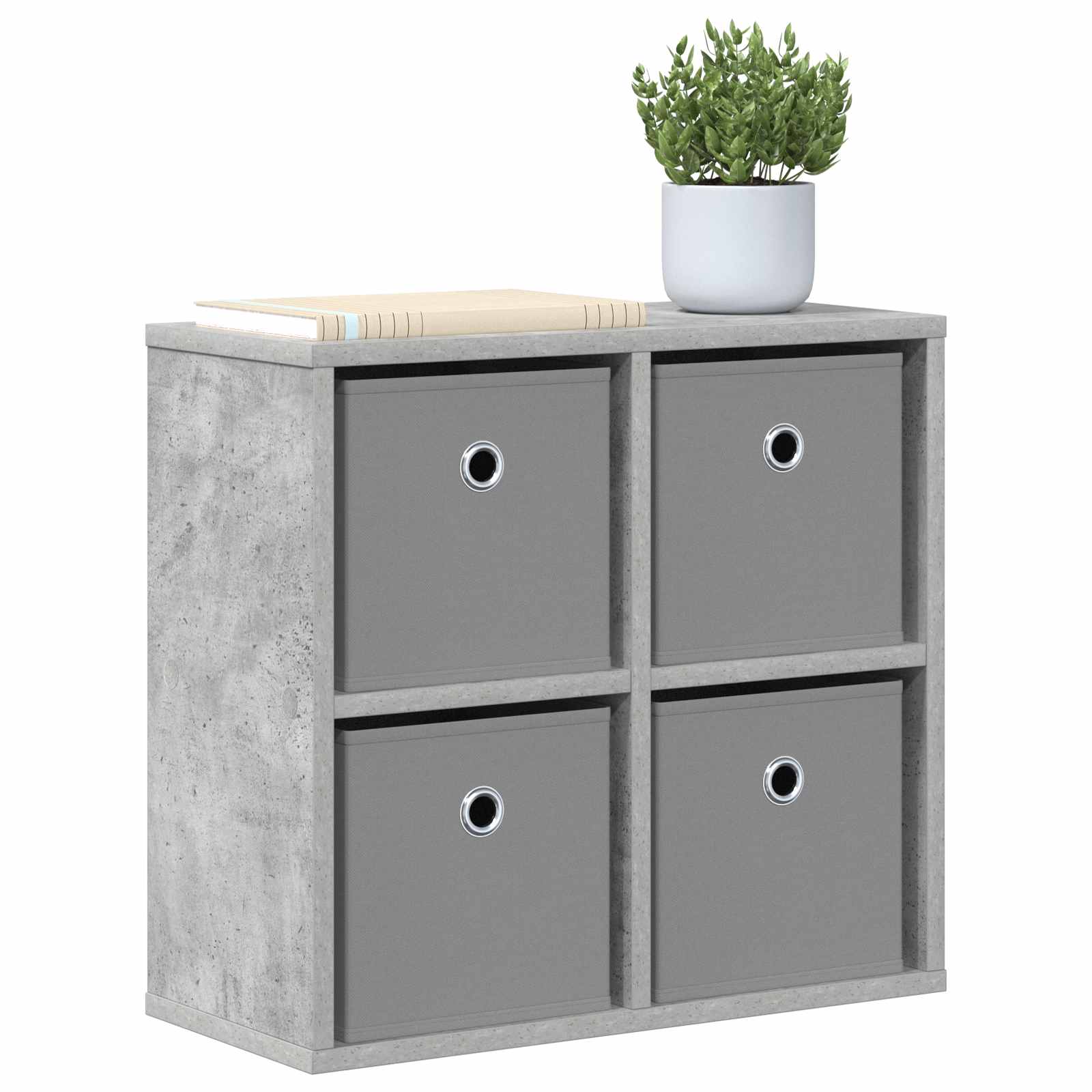 vidaXL Sideboard Concrete Grey 49.5 x 22 x 47 cm 3