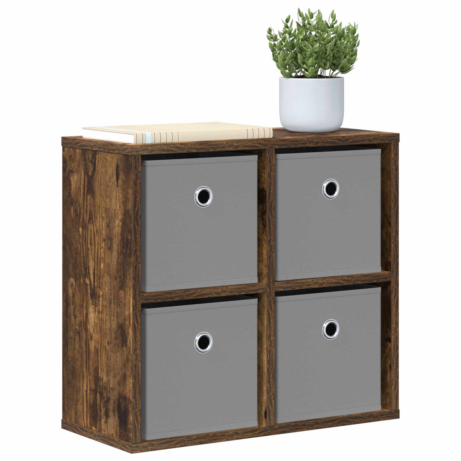 vidaXL Sideboard Smoked Oak 49.5 x 22 x 47 cm 3