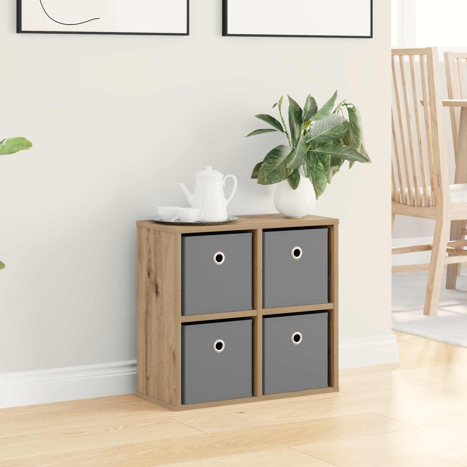 vidaXL Sideboard Artisan Oak 49.5 x 22 x 47 cm 4