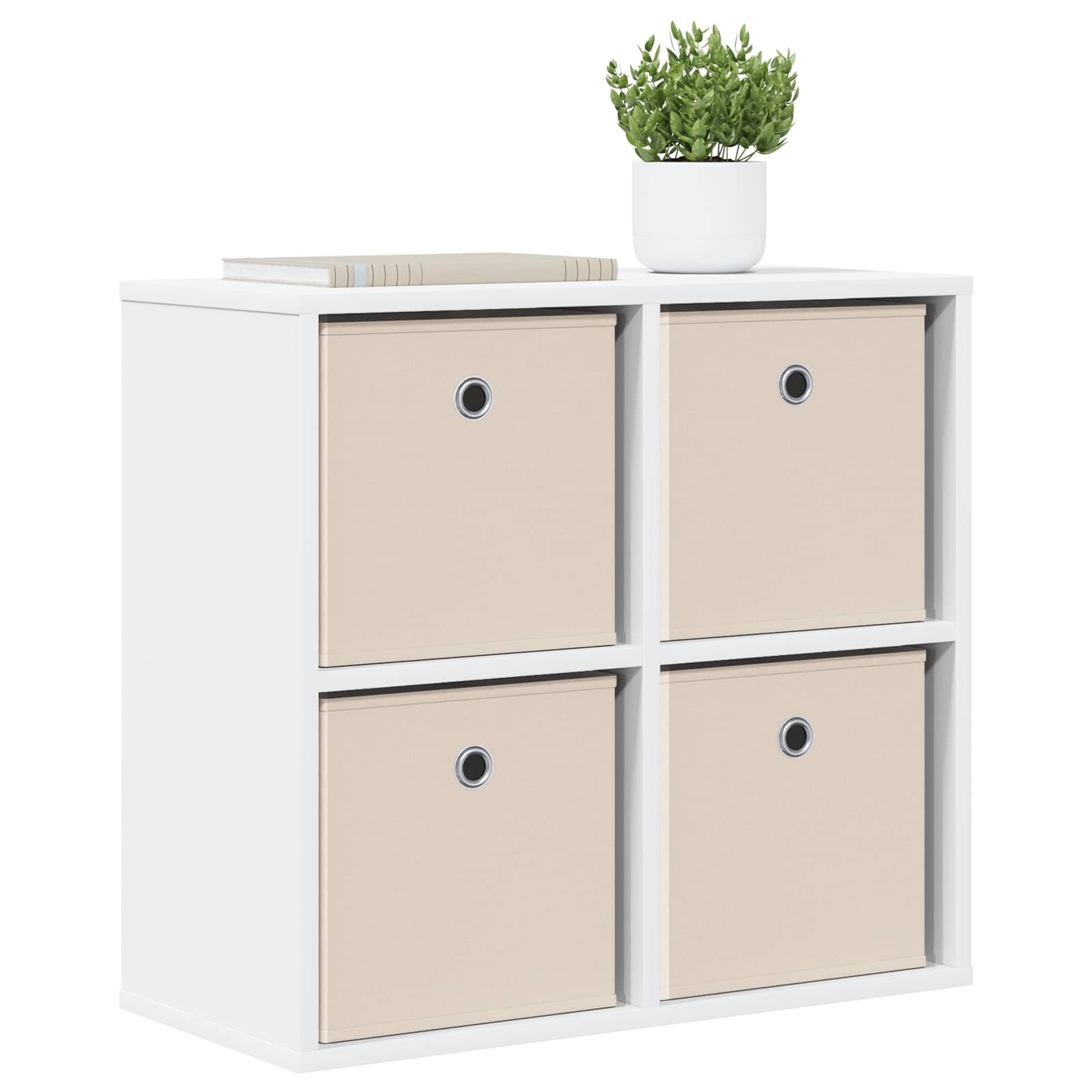 vidaXL Sideboard White 59.5 x 27 x 57 cm 3