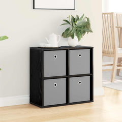 vidaXL Sideboard Black Oak 59.5 x 27 x 57 cm 4