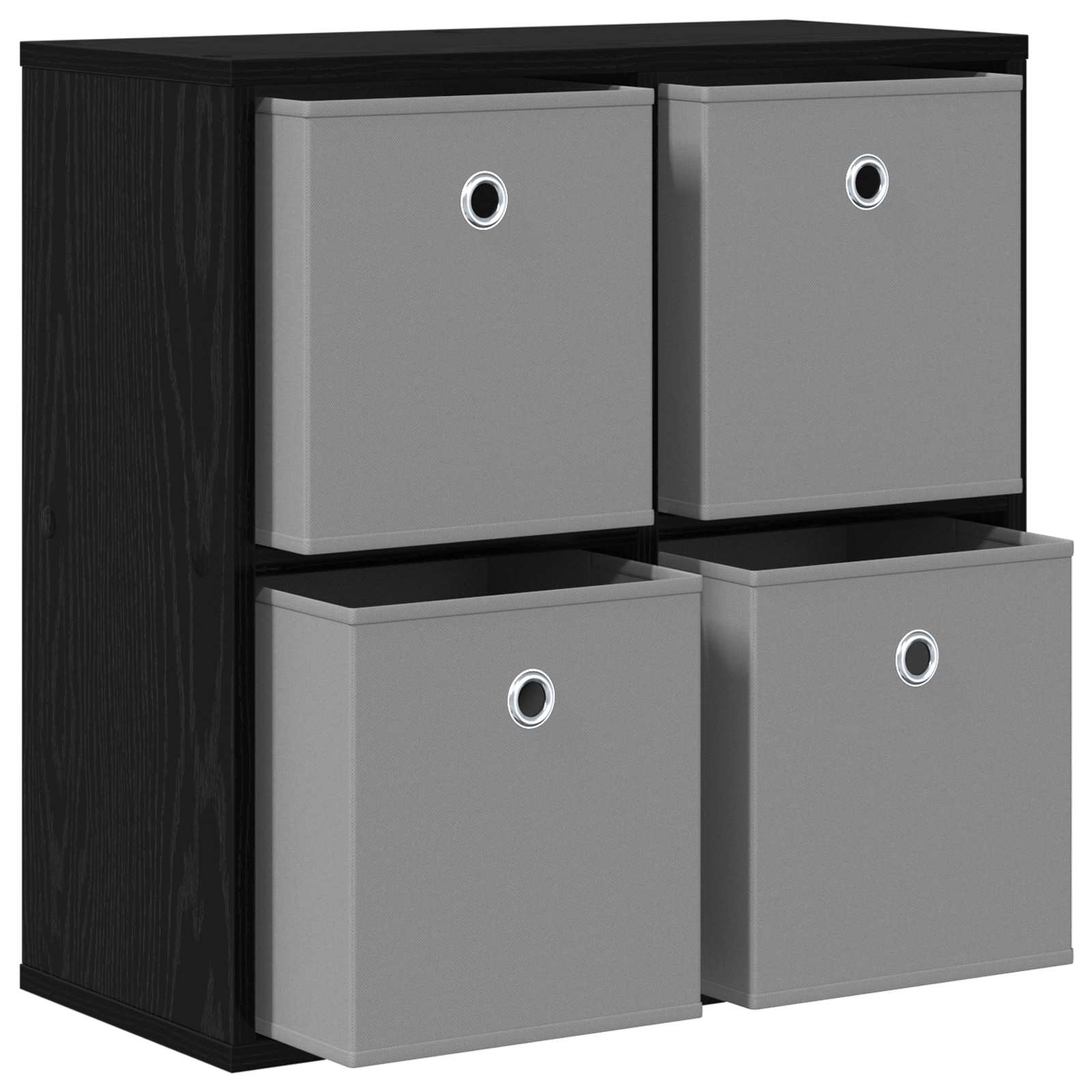 vidaXL Sideboard Black Oak 59.5 x 27 x 57 cm 5