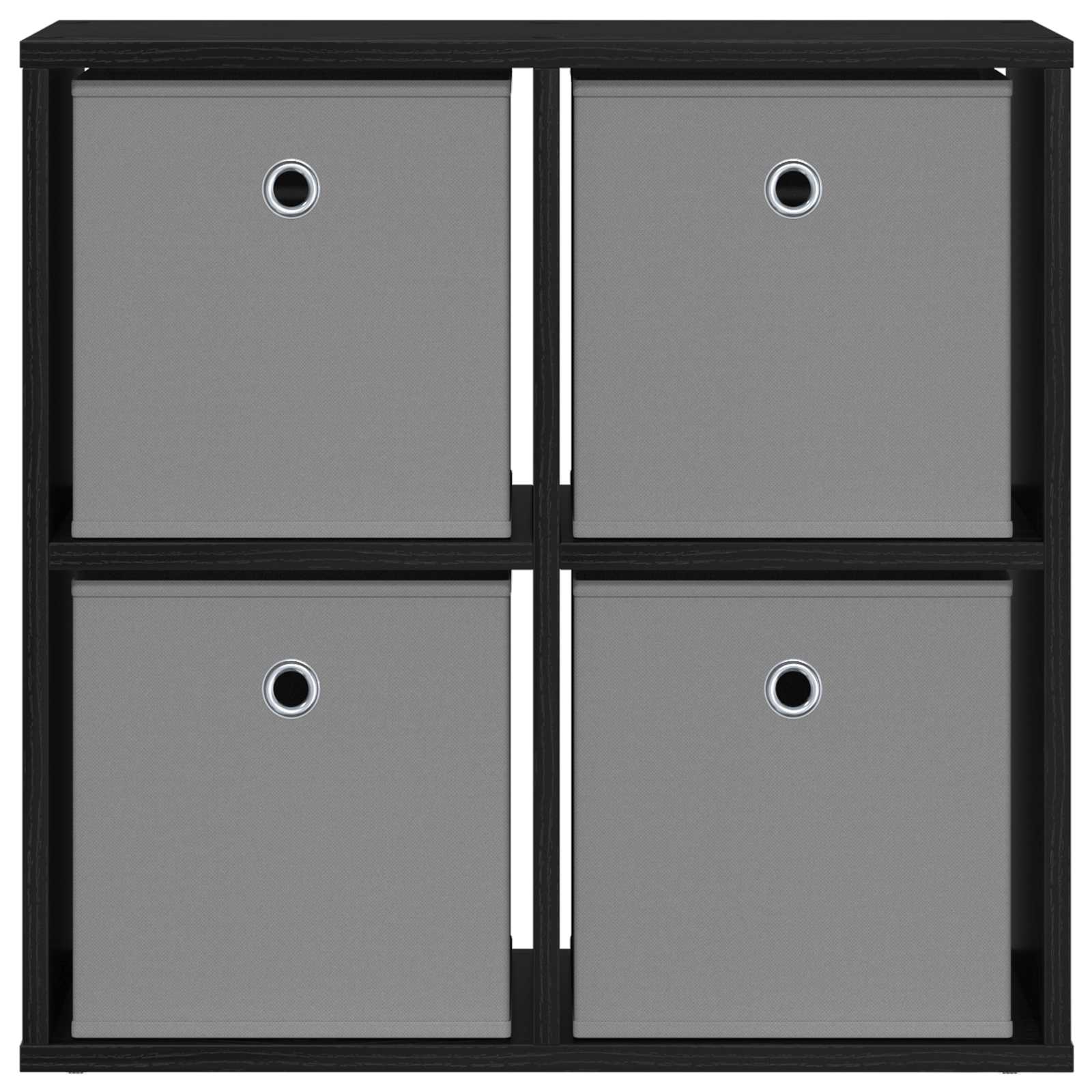 vidaXL Sideboard Black Oak 59.5 x 27 x 57 cm 6