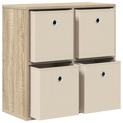 vidaXL Sideboard Sonoma Oak 59.5 x 27 x 57 cm 5