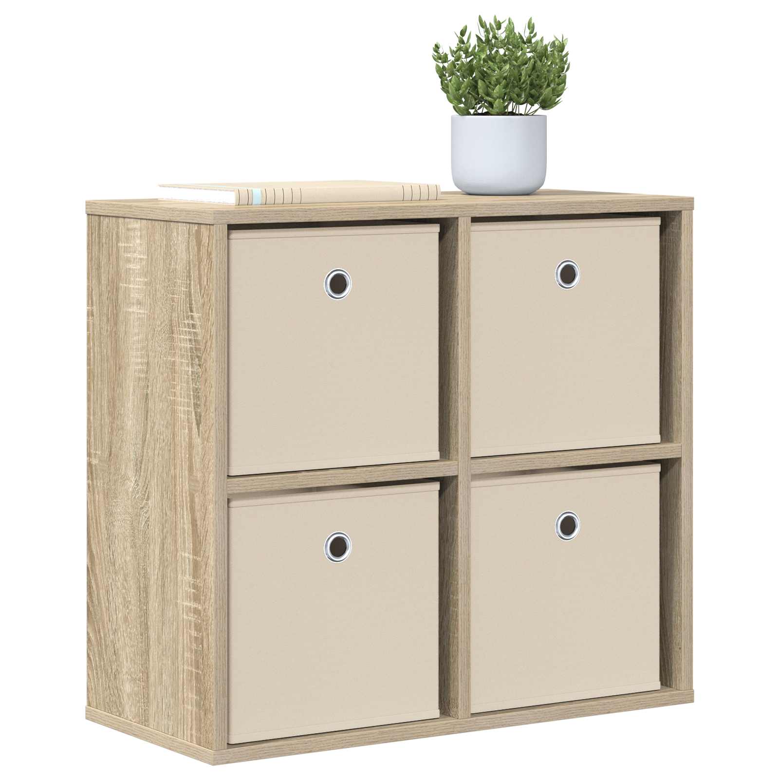 vidaXL Sideboard Sonoma Oak 59.5 x 27 x 57 cm 3