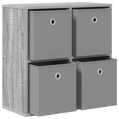 vidaXL Sideboard Grey Sonoma 59.5 x 27 x 57 cm 5
