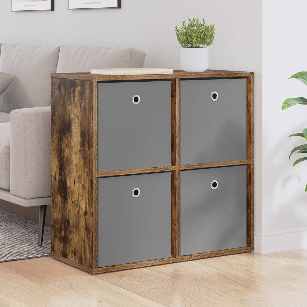 Sideboard 68.5 x 32 x 67 cm Smoked oak