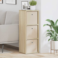 vidaXL Sideboard with Drawer Sonoma Oak 30.5 x 27 x 84.5 cm 1