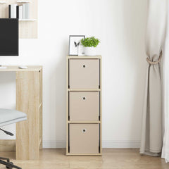 vidaXL Sideboard with Drawer Sonoma Oak 30.5 x 27 x 84.5 cm 3