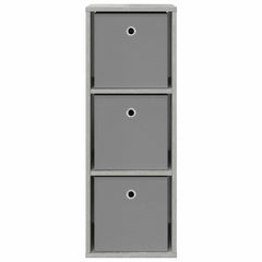 vidaXL Sideboard with Drawer Concrete Grey 30.5 x 27 x 84.5 cm 5