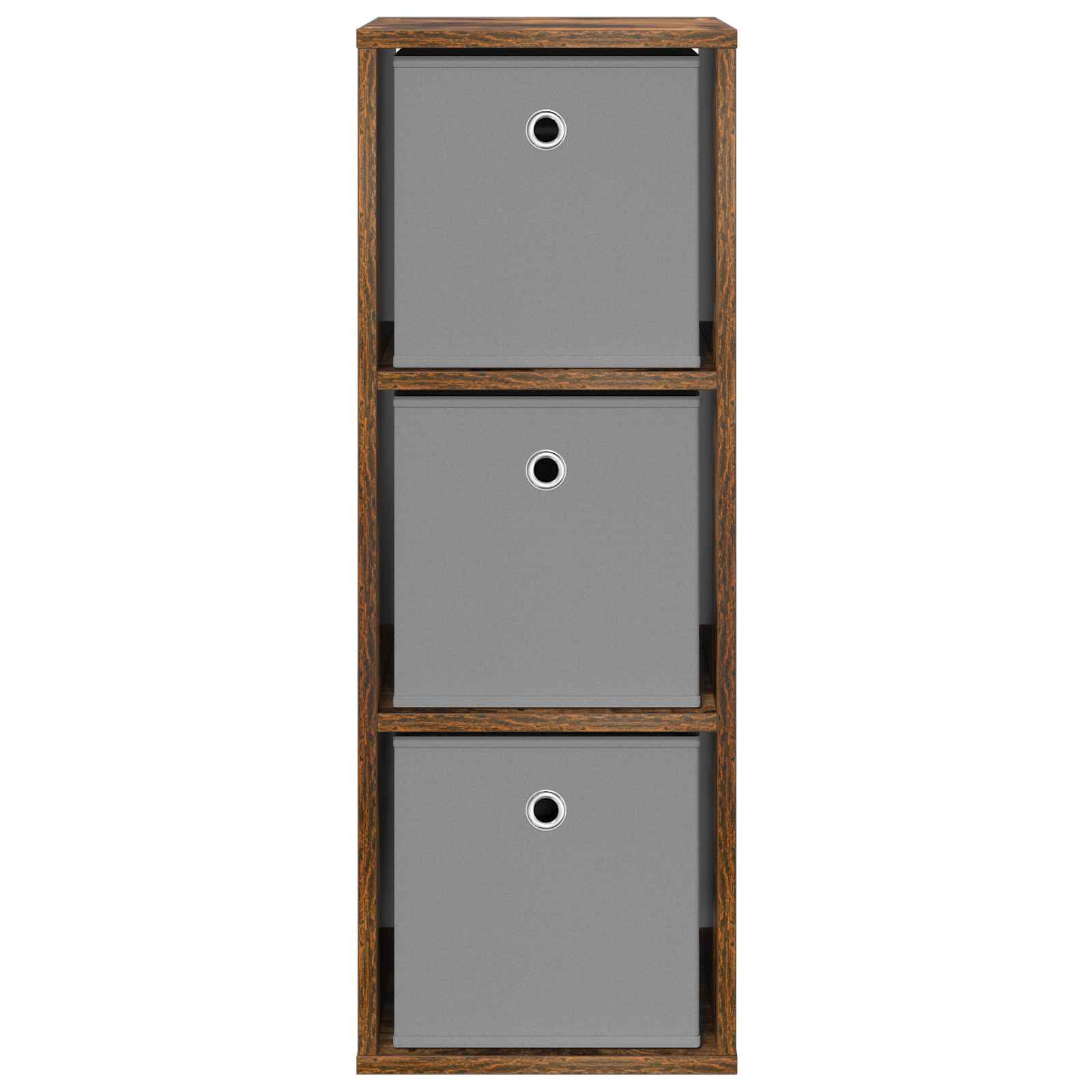 vidaXL Sideboard with Drawer Smoked Oak 30.5 x 27 x 84.5 cm 5