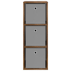 vidaXL Sideboard with Drawer Smoked Oak 30.5 x 27 x 84.5 cm 5
