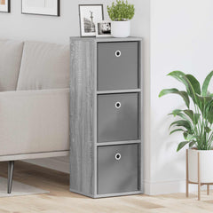 vidaXL Sideboard with Drawer Grey Sonoma 30.5 x 27 x 84.5 cm 1