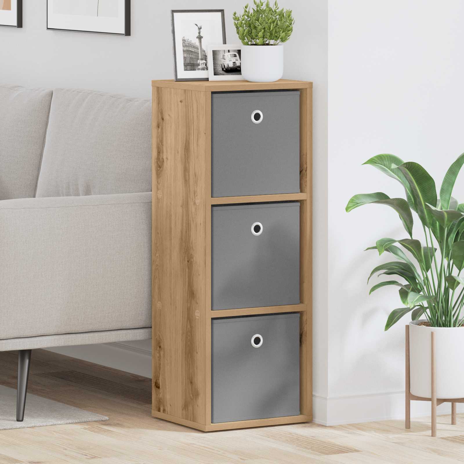vidaXL Sideboard Artisan Oak 30.5 x 27 x 84.5 cm 1