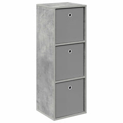 vidaXL Sideboard with Drawer Concrete Grey 35 x 32 x 99.5 cm 2