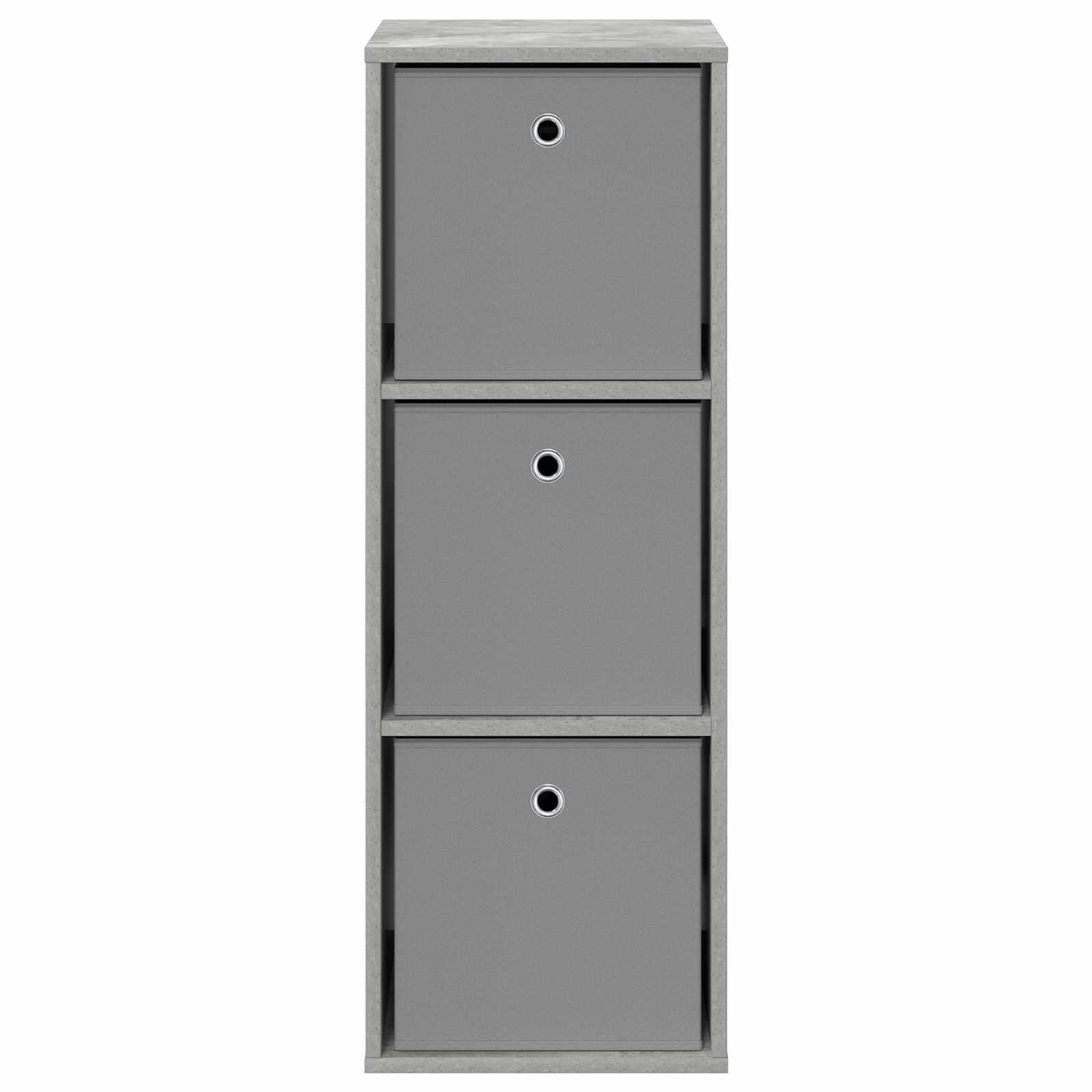 vidaXL Sideboard with Drawer Concrete Grey 35 x 32 x 99.5 cm 5
