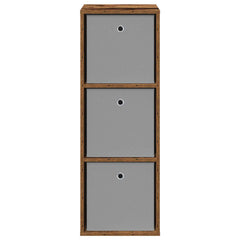 vidaXL Sideboard with Drawer Old Wood 35 x 32 x 99.5 cm 5