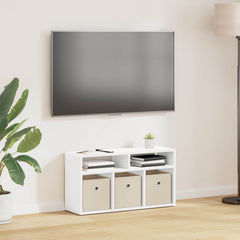 vidaXL Lowboard with Drawer White 72 x 22.5 x 38 cm 1
