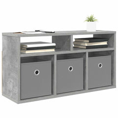 vidaXL Lowboard with Drawer Concrete Grey 72 x 22.5 x 38 cm 3