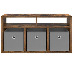 vidaXL Lowboard with Drawer Smoked Oak 72 x 22.5 x 38 cm 6