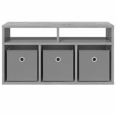 vidaXL Lowboard with Drawer Grey Sonoma 72 x 22.5 x 38 cm 6
