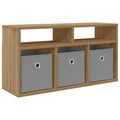 vidaXL Lowboard 72 x 22.5 x 38 cm Artisan Oak 2