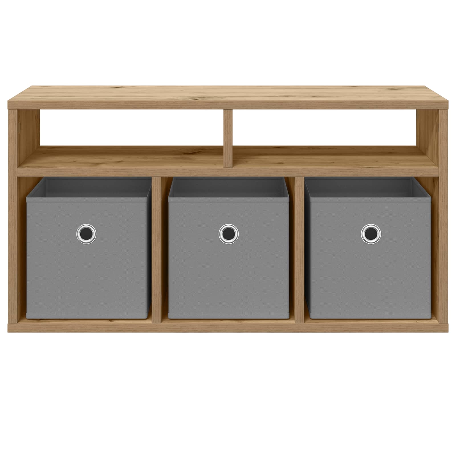 vidaXL Lowboard 72 x 22.5 x 38 cm Artisan Oak 6