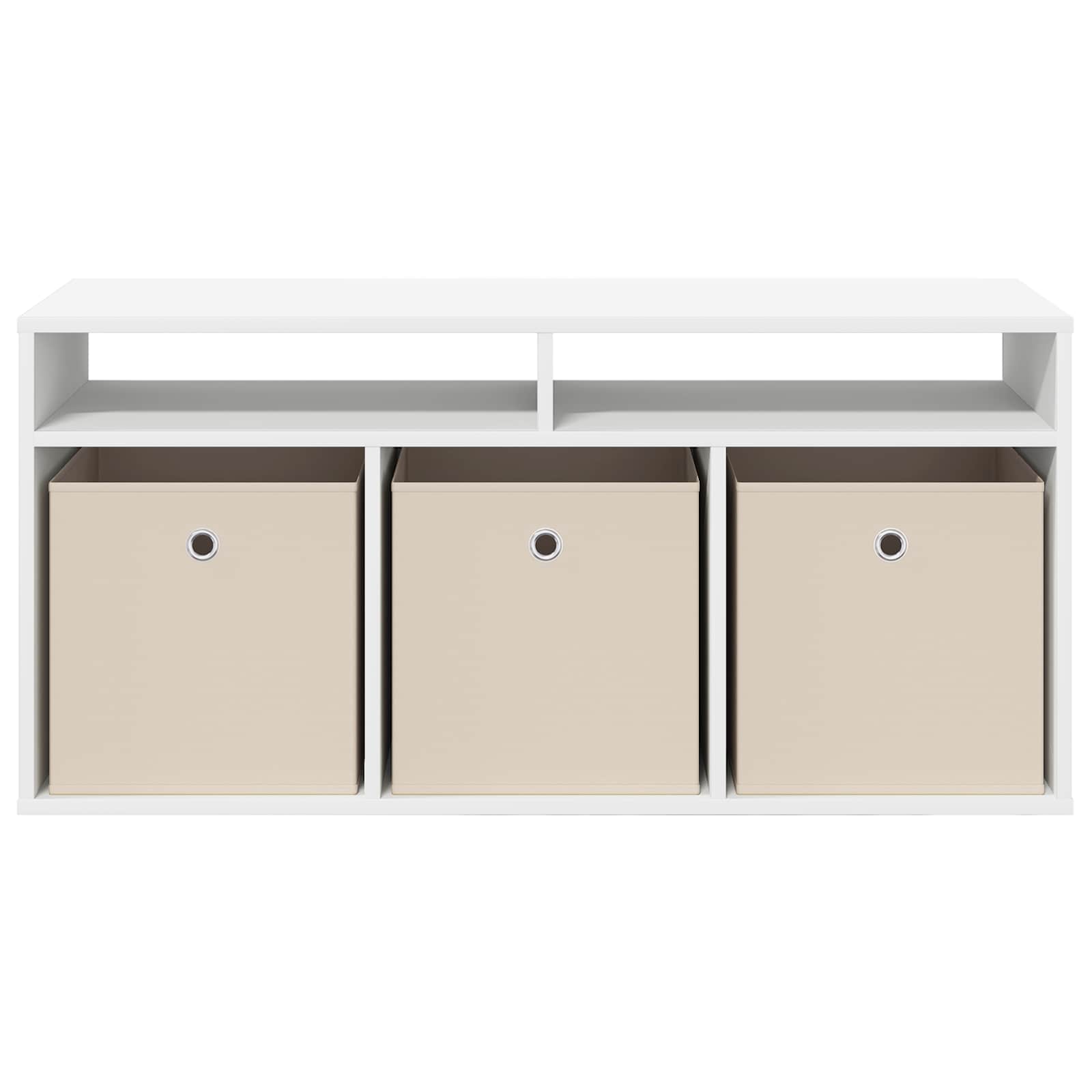 vidaXL Lowboard with Drawer White 102 x 32 x 48.5 cm 6