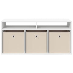 vidaXL Lowboard with Drawer White 102 x 32 x 48.5 cm 6