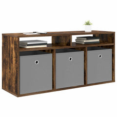 vidaXL Lowboard with Drawer Smoked Oak 102 x 32 x 48.5 cm 3