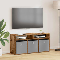 vidaXL Lowboard with Drawer Old Wood 102 x 32 x 48.5 cm 1