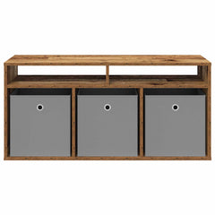 vidaXL Lowboard with Drawer Old Wood 102 x 32 x 48.5 cm 6