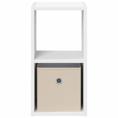 vidaXL Bedside Table 2 pcs White 25.5 x 22 x 49.5 cm Engineered Wood 6