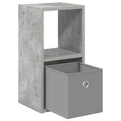 vidaXL Bedside Table 2 pcs Concrete Grey 25.5 x 22 x 49.5 cm 5